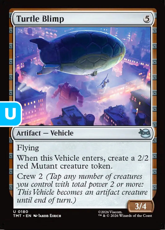 Turtle Blimp TMT Artifact Vehicle NM