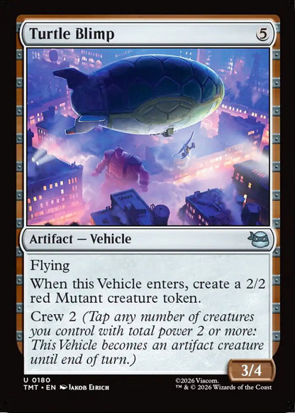Turtle Blimp TMT Artifact Vehicle NM