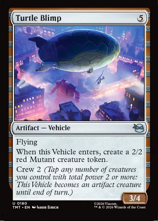 Turtle Blimp TMT Artifact Vehicle NM