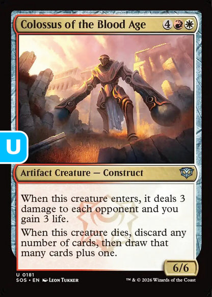 Colossus of the Blood Age SOS Artifact Creature  Construct NM