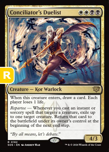 Conciliator's Duelist SOS Creature Kor Warlock NM