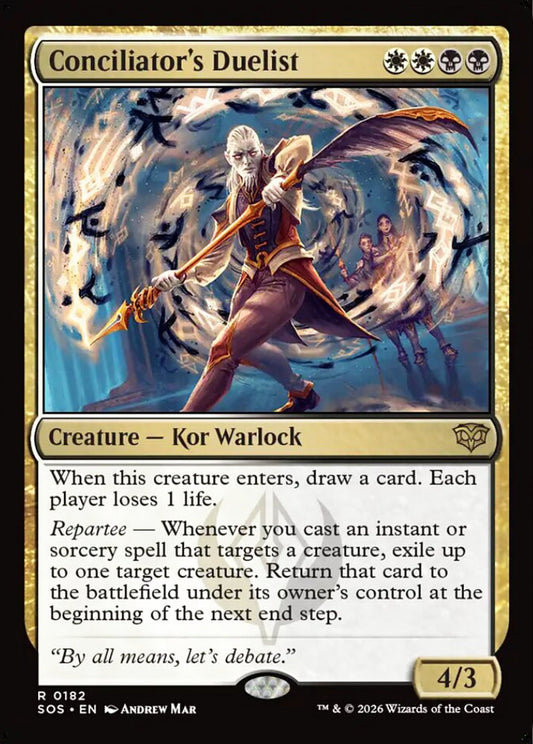 Conciliator's Duelist SOS Creature Kor Warlock NM