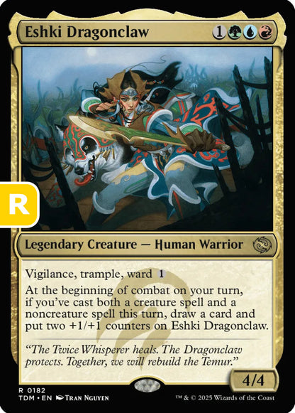 Eshki Dragonclaw TDM Legendary Creature Human Warrior NM