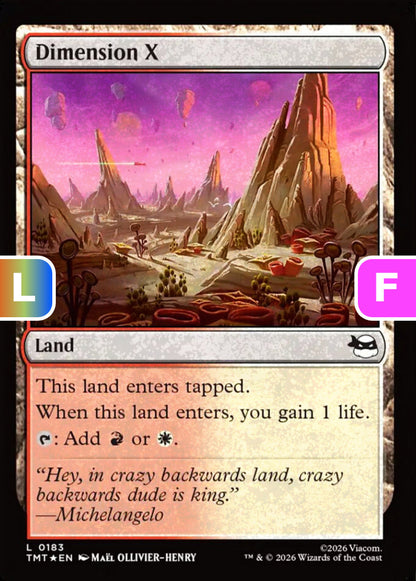 Dimension X TMT Land  *Foil* NM