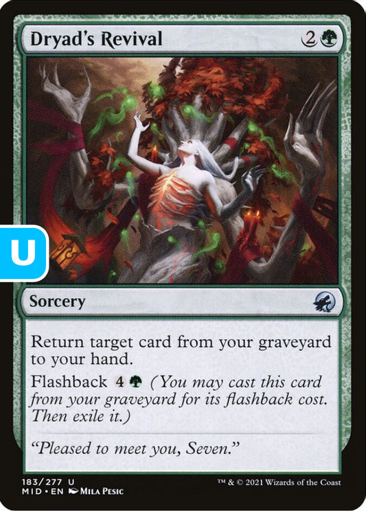 Dryad's Revival MID Sorcery  NM