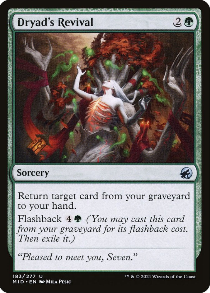 Dryad's Revival MID Sorcery  NM