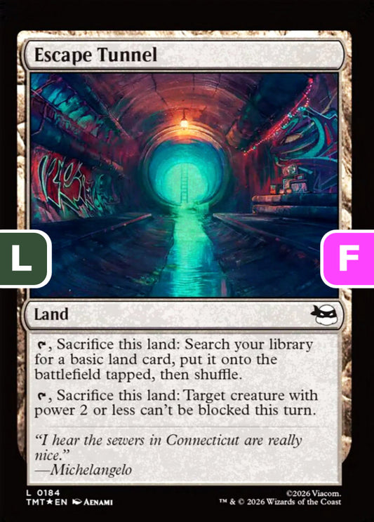 Escape Tunnel TMT Land  *Foil* NM