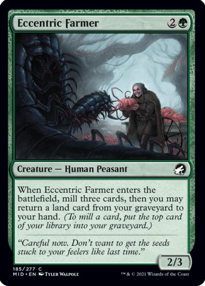 Eccentric Farmer MID Creature Human Peasant NM