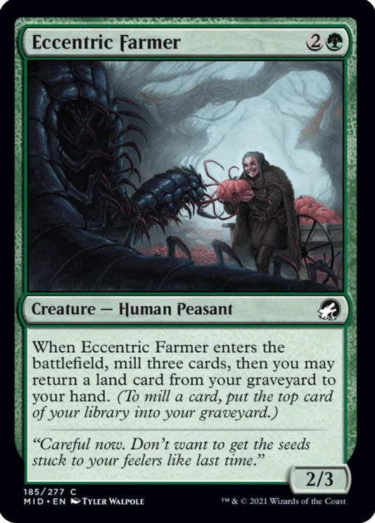 Eccentric Farmer MID Creature Human Peasant NM