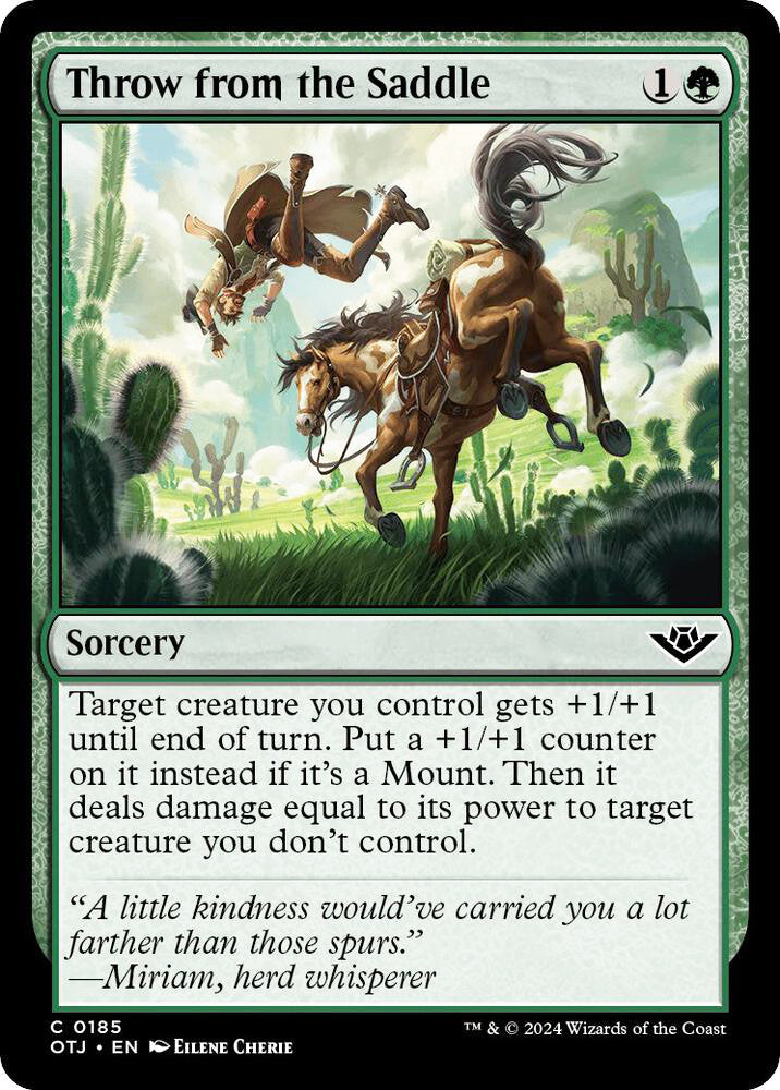 Throw from the Saddle Sorcery OTJ NM