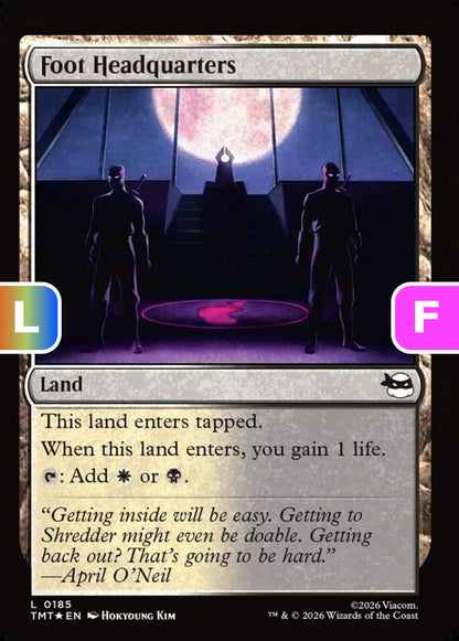 Foot Headquarters TMT Land  *Foil* NM