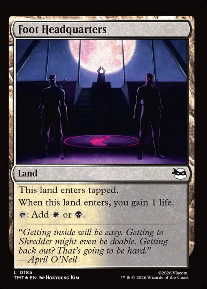 Foot Headquarters TMT Land  *Foil* NM