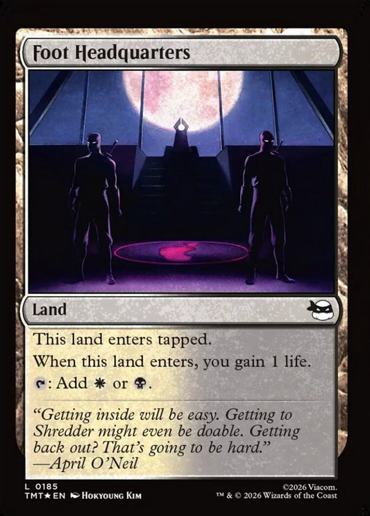 Foot Headquarters TMT Land  *Foil* NM
