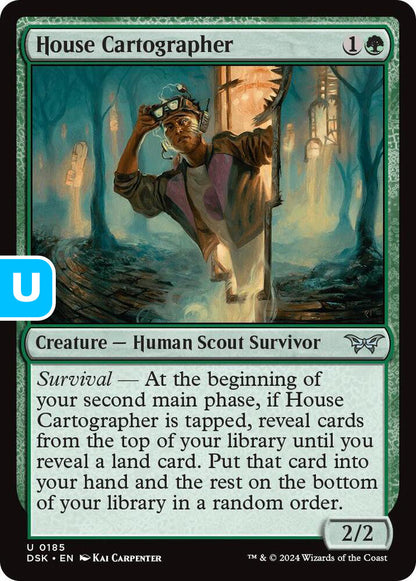 House Cartographer DSK Creature Human Scout Survivor NM