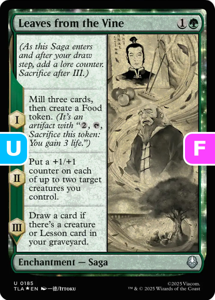 Leaves from the Vine TLA Enchantment Saga *Foil* NM