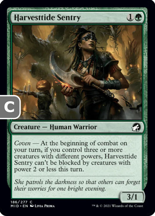 Harvesttide Sentry MID Creature Human Warrior NM