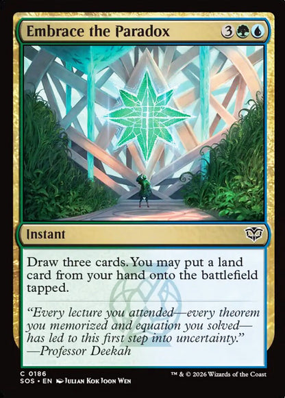 Embrace the Paradox SOS Instant  NM