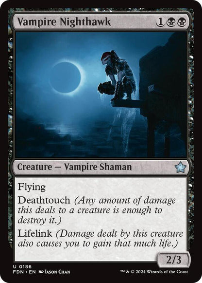 Vampire Nighthawk FDN Creature Vampire Shaman NM