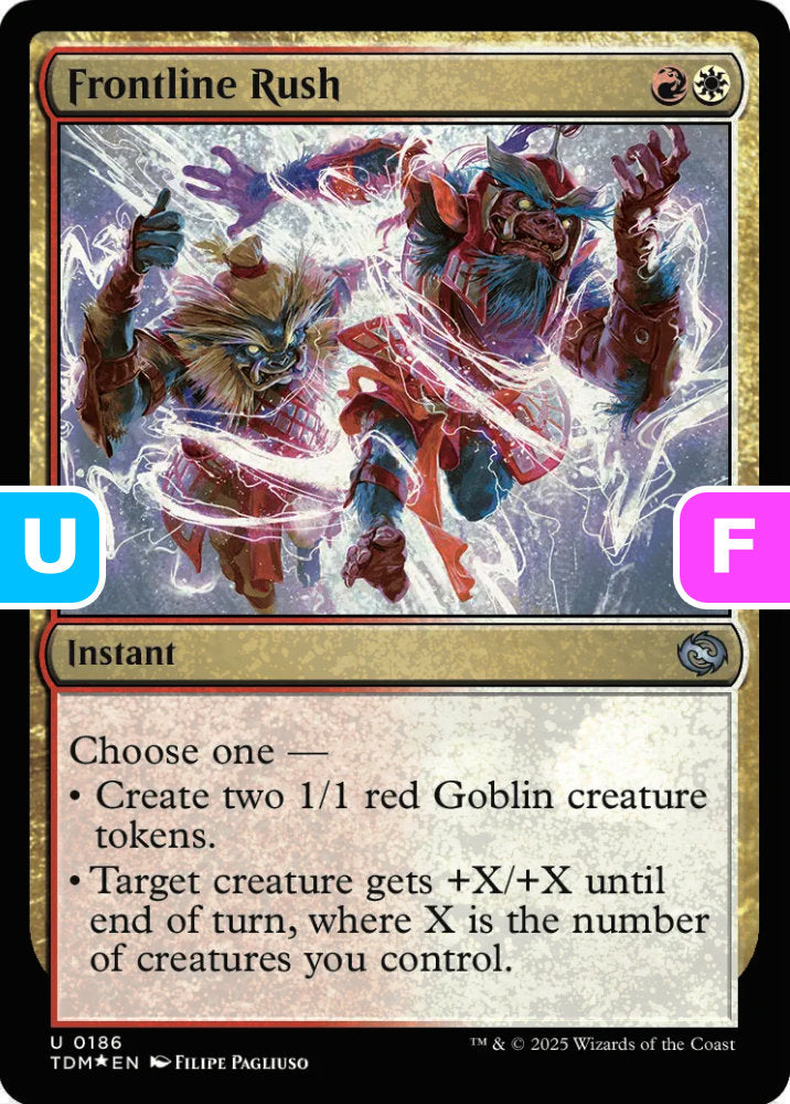 Frontline Rush TDM Instant  *Foil* NM