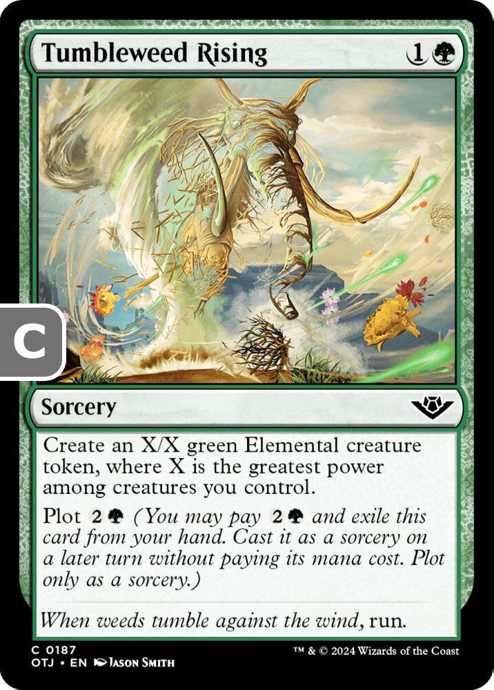 Tumbleweed Rising Sorcery OTJ NM