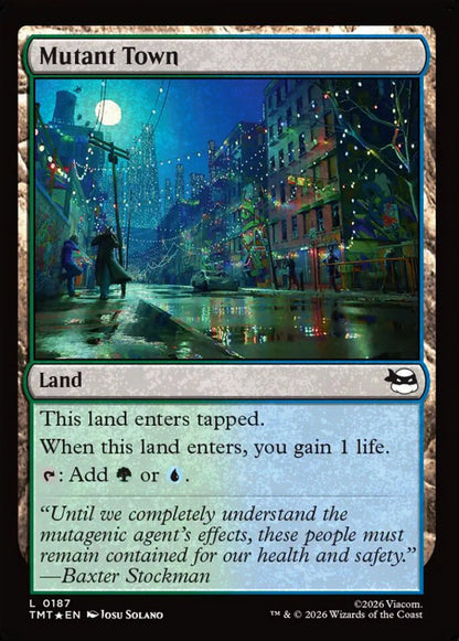 Mutant Town TMT Land  *Foil* NM