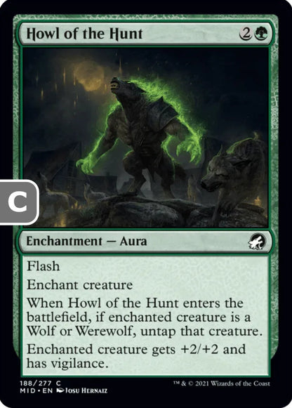Howl of the Hunt MID Enchantment Aura NM