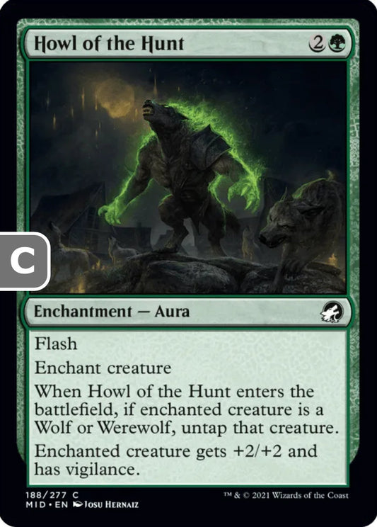 Howl of the Hunt MID Enchantment Aura NM