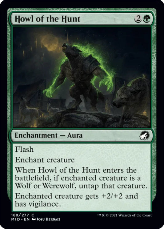 Howl of the Hunt MID Enchantment Aura NM