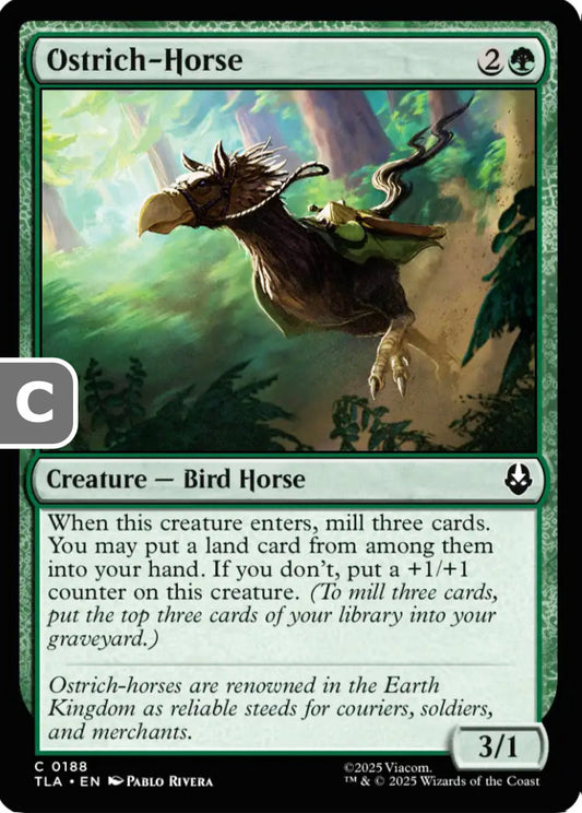 Ostrich-Horse TLA Creature Bird Horse NM
