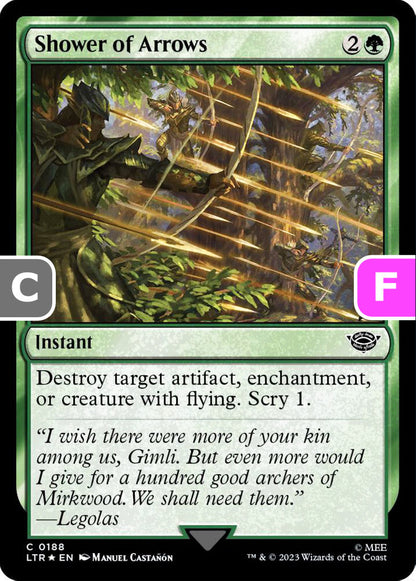 Shower of Arrows LTR Instant  *Foil* NM