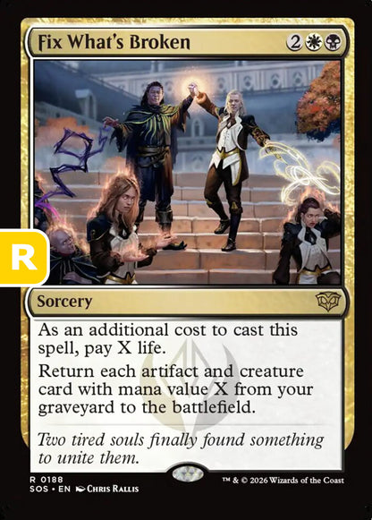 Fix What's Broken SOS Sorcery  NM