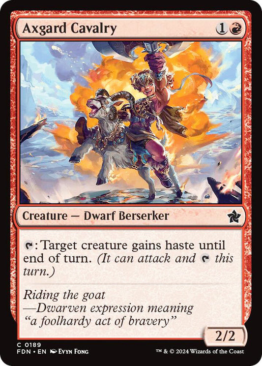 Axgard Cavalry FDN Creature Dwarf Berserker NM
