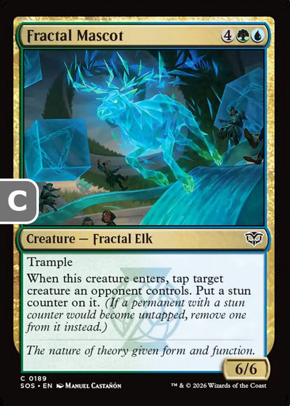 Fractal Mascot SOS Creature Fractal Elk NM