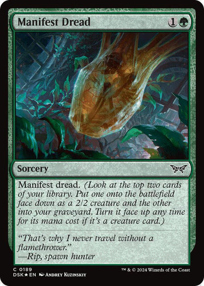 Manifest Dread DSK Sorcery  *Foil* NM