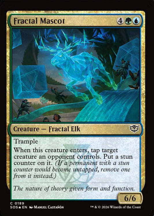 Fractal Mascot SOS Creature Fractal Elk *Foil* NM