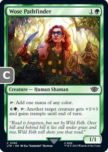 Wose Pathfinder LTR Creature Human Shaman NM