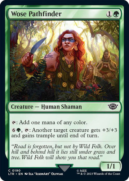 Wose Pathfinder LTR Creature Human Shaman NM