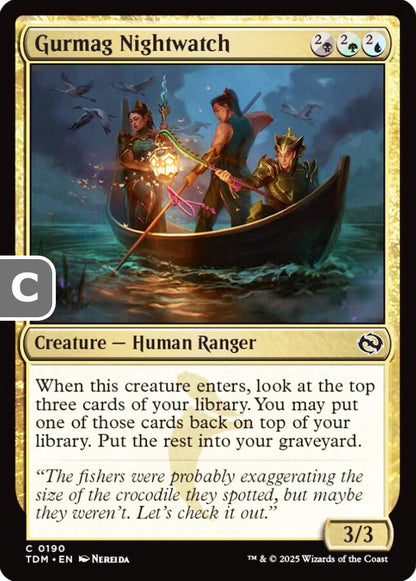 Gurmag Nightwatch TDM Creature Human Ranger NM