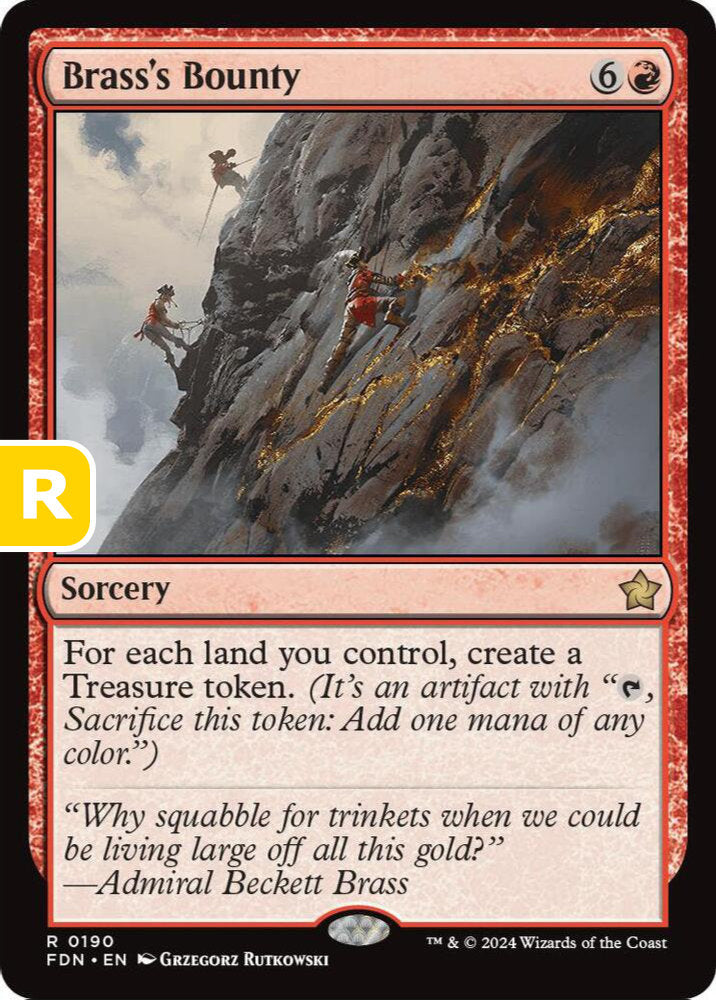 Brass's Bounty FDN Sorcery  NM