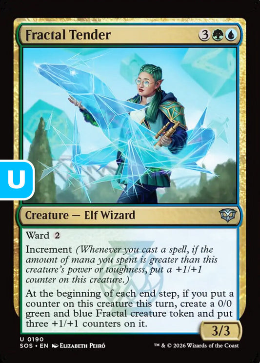 Fractal Tender SOS Creature Elf Wizard NM