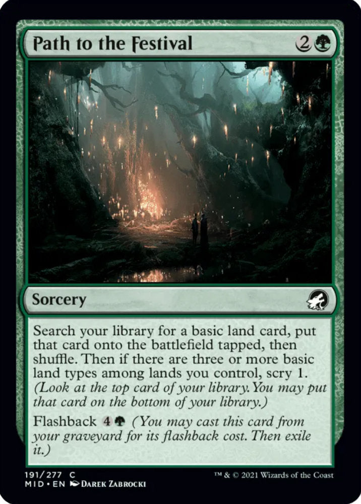 Path to the Festival MID Sorcery  NM