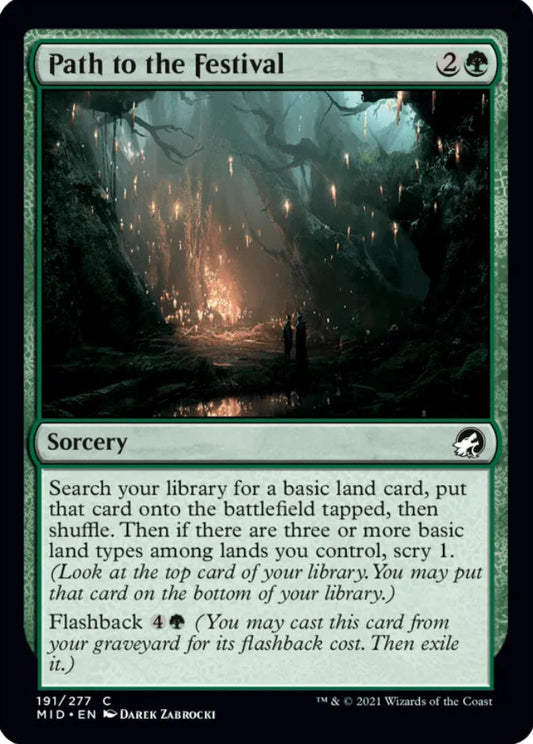 Path to the Festival MID Sorcery  NM