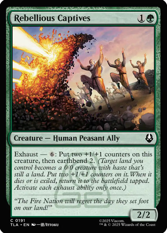 Rebellious Captives TLA Creature Human Peasant Ally NM