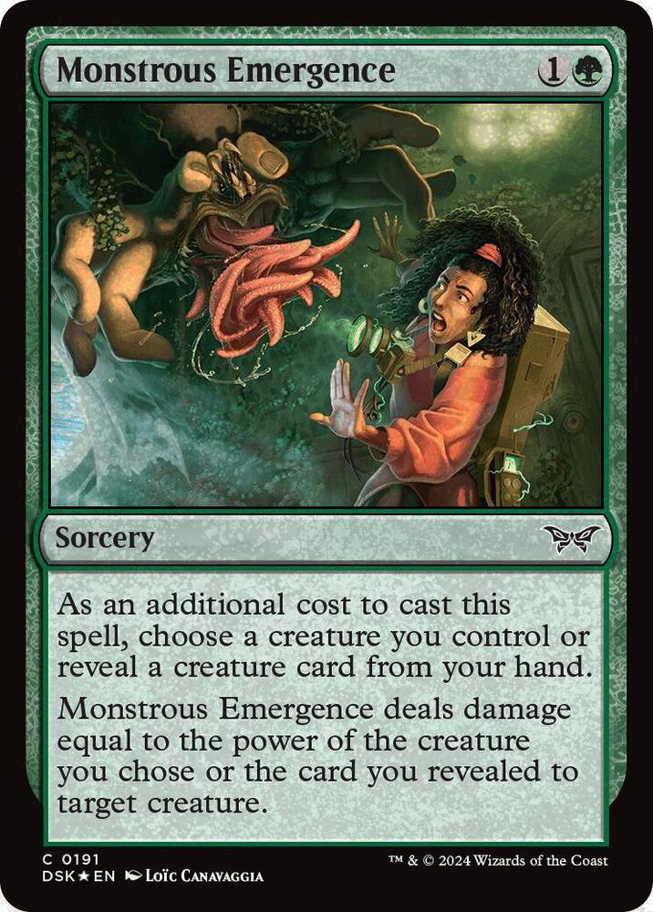 Monstrous Emergence DSK Sorcery  *Foil* NM