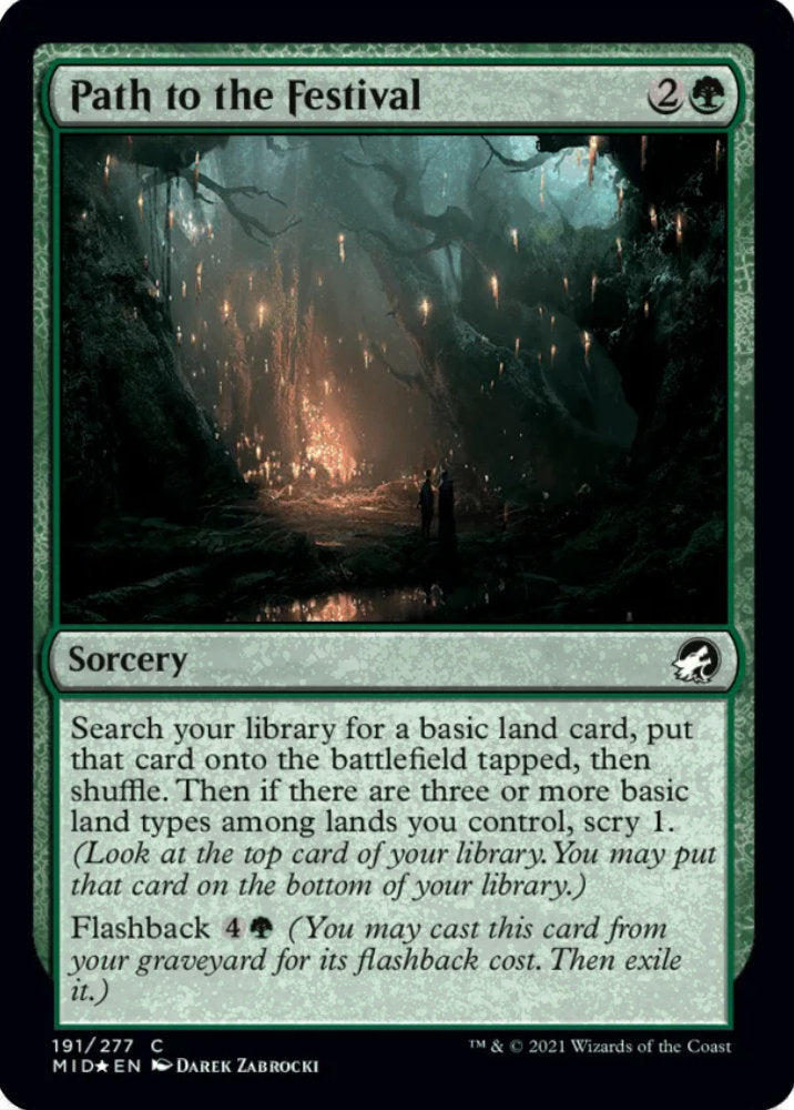 Path to the Festival MID Sorcery  *Foil* NM