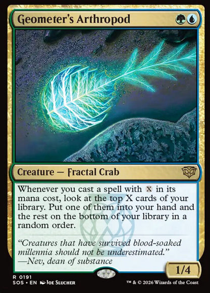 Geometer's Arthropod SOS Creature Fractal Crab NM