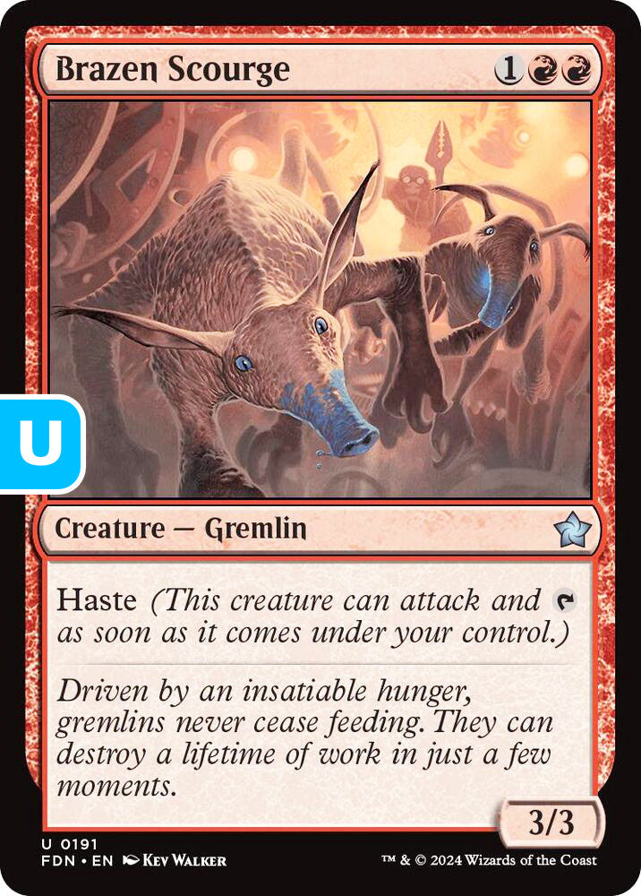 Brazen Scourge FDN Creature Gremlin NM