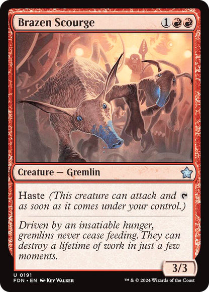 Brazen Scourge FDN Creature Gremlin NM