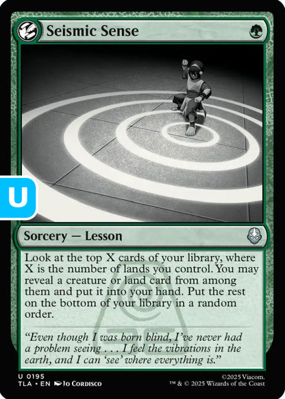 Seismic Sense TLA Sorcery Lesson NM