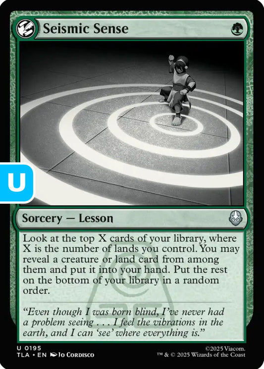 Seismic Sense TLA Sorcery Lesson NM